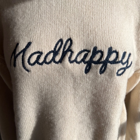 Madhappy Cashmere Cream Sweater Small - Picture 3 of 7